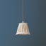 18cm pendant bloomer shade in natural linen